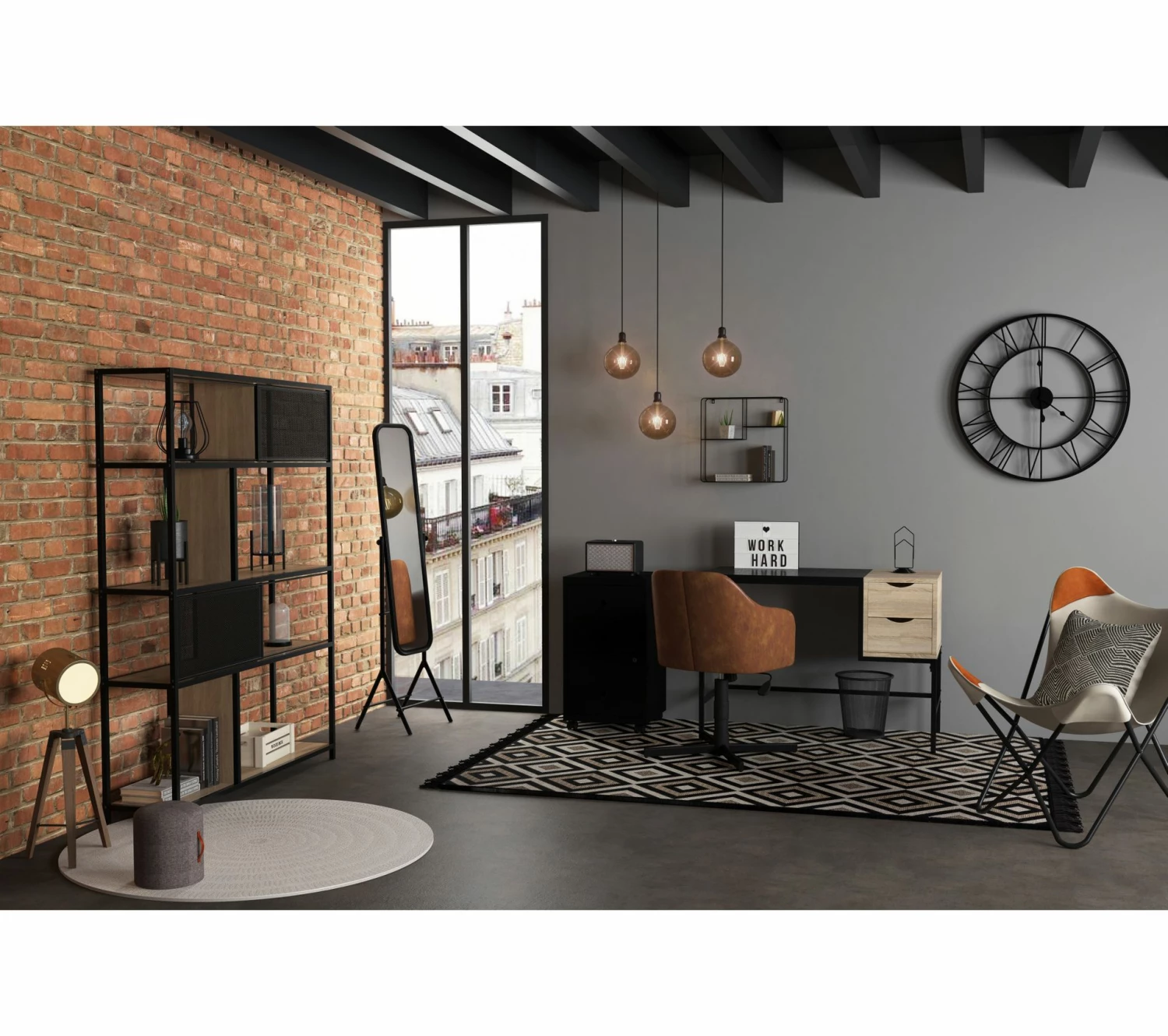 Le moins cher ✔️ TIME Etagère murale H. 40 cm CASSY Noir 🧨 9 Le moins cher ✔️ TIME Etagère murale H. 40 cm CASSY Noir 🧨 – Image 8