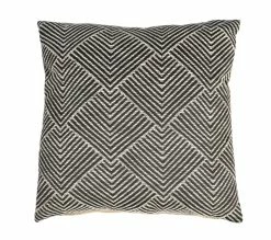Offres ✨ TIME Coussin 40x40 cm ETHNIC CHIC Blanc/Noir 🌟