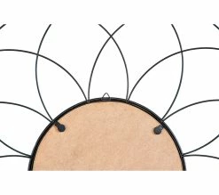 Offres 🛒 TIME Miroir ø 48 cm SOL Noir / Naturel / Doré 😍 -Promos TIME Magasin 2099901416070 A