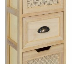 Meilleure affaire 🤩 TIME Tour 3 tiroirs ORYX naturel 👍 -Promos TIME Magasin 2099901446978 D