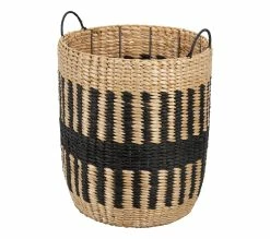 Le moins cher 🎁 TIME Panier grand modèle LENA noir 🔥 -Promos TIME Magasin 2099901447289 P