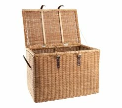 Promo 🛒 TIME Malle grand modèle JULIETTE naturel ❤️ -Promos TIME Magasin 2099901447364 A