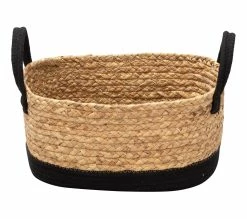 Tout neuf ✔️ TIME Panier grand modèle JORIS naturel/noir ⭐