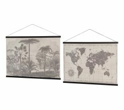 Grosses soldes 🥰 TIME Kakémono 90x75 cm VINTY Blanc / Noir 😍 -Promos TIME Magasin 2099901448712 P