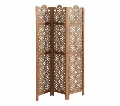 Le moins cher 😀 TIME Paravent 170x120 cm SOPHIA Marron ❤️ -Promos TIME Magasin 2099901451576 F