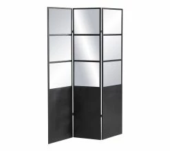 Promo 👍 TIME Paravent 121x170 cm METALI Noir 😍 -Promos TIME Magasin 2099901459749 Q