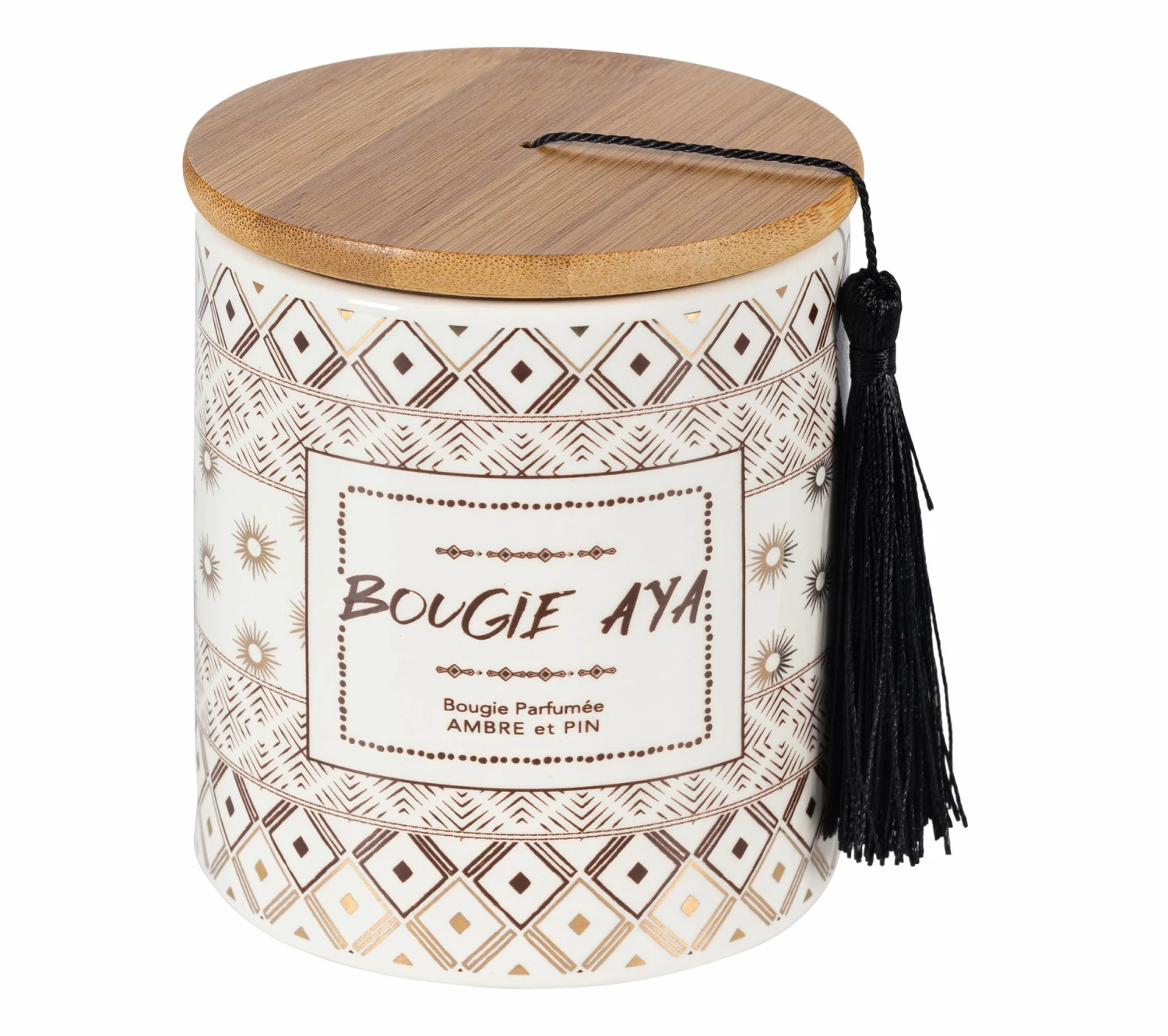 Coupon 😉 TIME Bougie H10 cm AYA Blanc / Noir / Naturel 😍 3 Coupon 😉 TIME Bougie H10 cm AYA Blanc / Noir / Naturel 😍