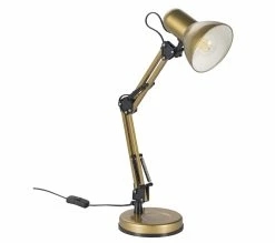 Sortie ✔️ TIME Lampe de bureau H. 41 cm ARCHI Laiton 🥰