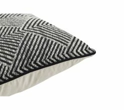 Offres ✨ TIME Coussin 40x40 cm ETHNIC CHIC Blanc/Noir 🔥 -Promos TIME Magasin 2099901476807 D