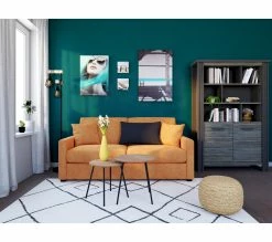 Meilleure affaire 🥰 TIME Bibliothèque BAXTER imitation chêne gris 🎁 -Promos TIME Magasin 3102000111827 AMB3D 239080