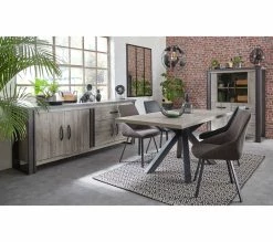 Meilleure affaire 🎉 TIME Chaise tissu BAXTER gris 🔥 -Promos TIME Magasin 3102000111841 AMB9 228506