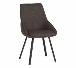 Meilleure affaire 🎉 TIME Chaise tissu BAXTER gris 🔥 -Promos TIME Magasin 3102000111841 Q