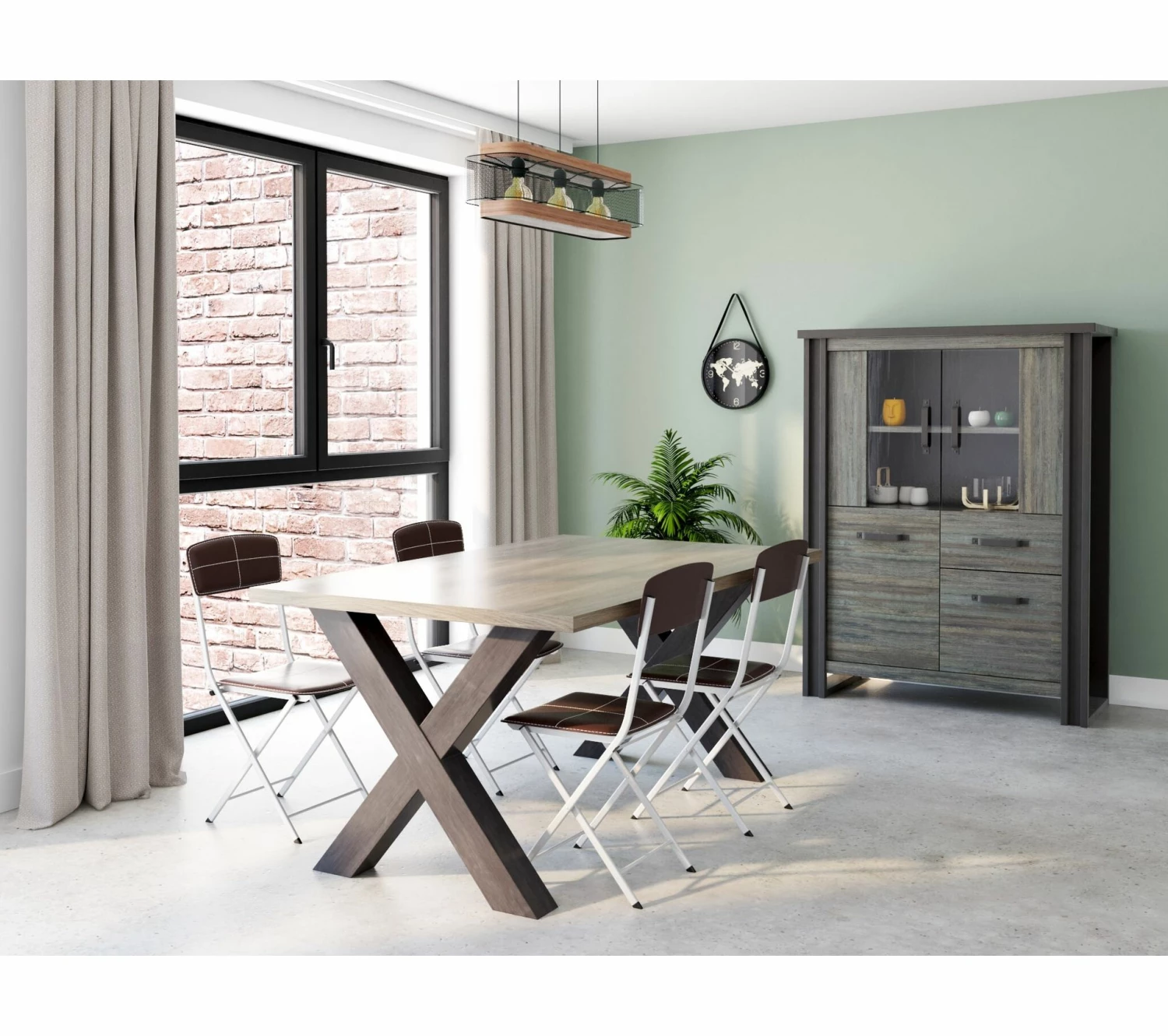 Meilleure vente 👍 TIME Buffet haut BAXTER imitation chêne gris 🎉 3 Meilleure vente 👍 TIME Buffet haut BAXTER imitation chêne gris 🎉