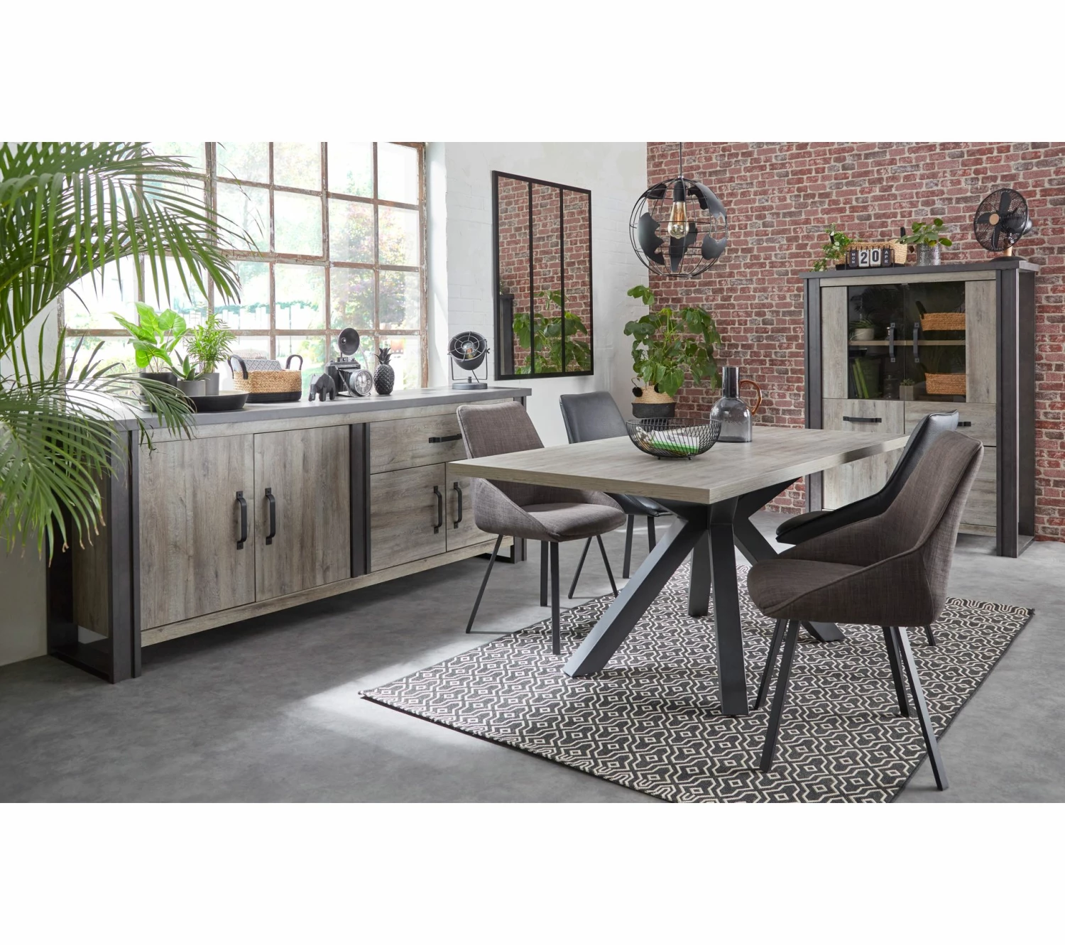 Meilleure vente 👍 TIME Buffet haut BAXTER imitation chêne gris 🎉 8 Meilleure vente 👍 TIME Buffet haut BAXTER imitation chêne gris 🎉 – Image 6