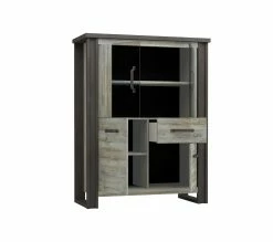 Meilleure vente 👍 TIME Buffet haut BAXTER imitation chêne gris 🎉 12 Meilleure vente 👍 TIME Buffet haut BAXTER imitation chêne gris 🎉 -Promos TIME Magasin 3102000111933 D