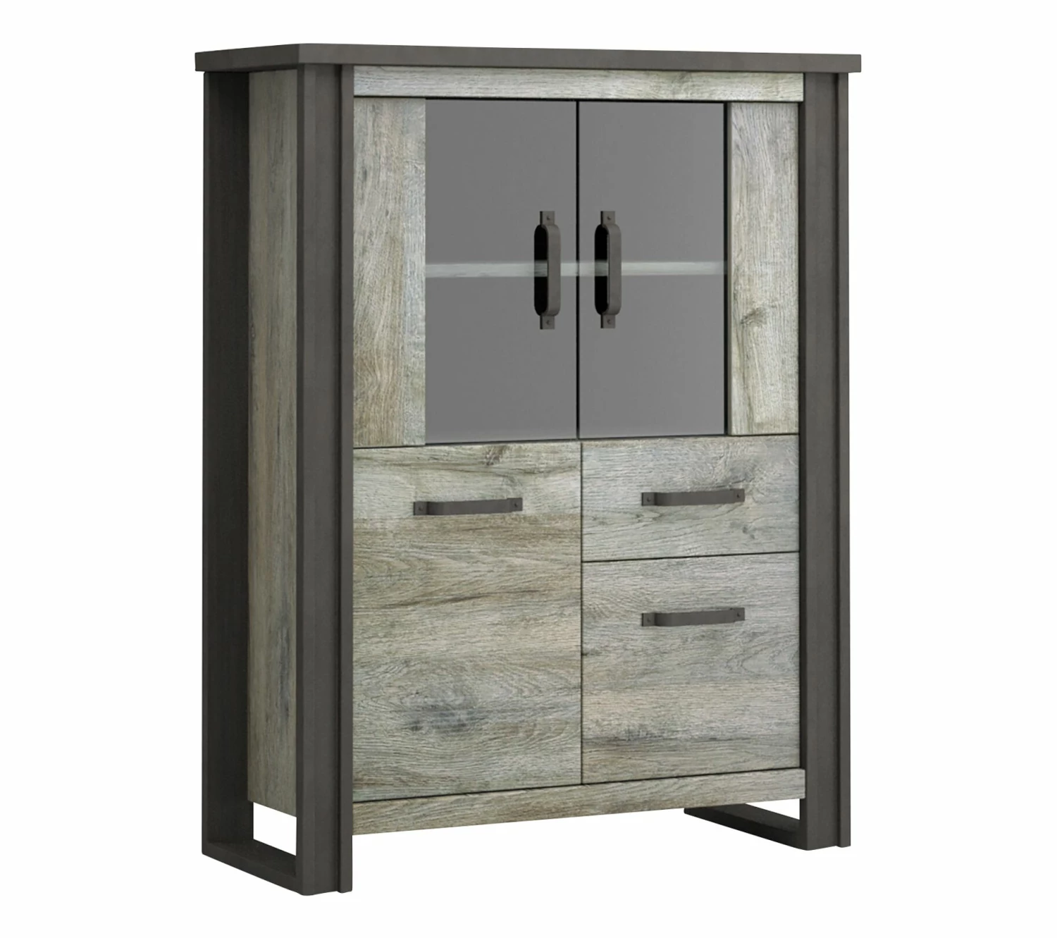 Meilleure vente 👍 TIME Buffet haut BAXTER imitation chêne gris 🎉 4 Meilleure vente 👍 TIME Buffet haut BAXTER imitation chêne gris 🎉 – Image 2