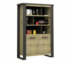 Top 10 👏 TIME Bibliothèque BAXTER imitation chêne 🧨 -Promos TIME Magasin 3102000111957 Z2