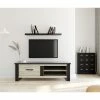 Offres 👏 TIME Meuble TV 1 tiroir L.169 BAXTER imitation chêne 🎉 -Promos TIME Magasin 3102000111964 AMB3D1