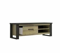 Offres 👏 TIME Meuble TV 1 tiroir L.169 BAXTER imitation chêne 🎉 8 Offres 👏 TIME Meuble TV 1 tiroir L.169 BAXTER imitation chêne 🎉 -Promos TIME Magasin 3102000111964 VO