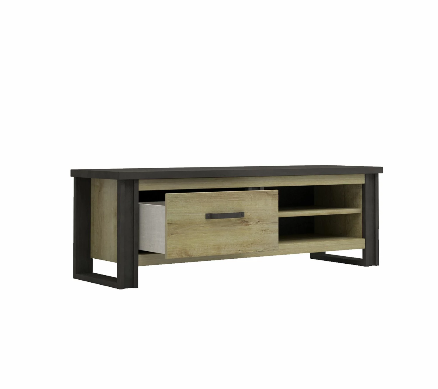 Offres 👏 TIME Meuble TV 1 tiroir L.169 BAXTER imitation chêne 🎉 5 Offres 👏 TIME Meuble TV 1 tiroir L.169 BAXTER imitation chêne 🎉 – Image 3