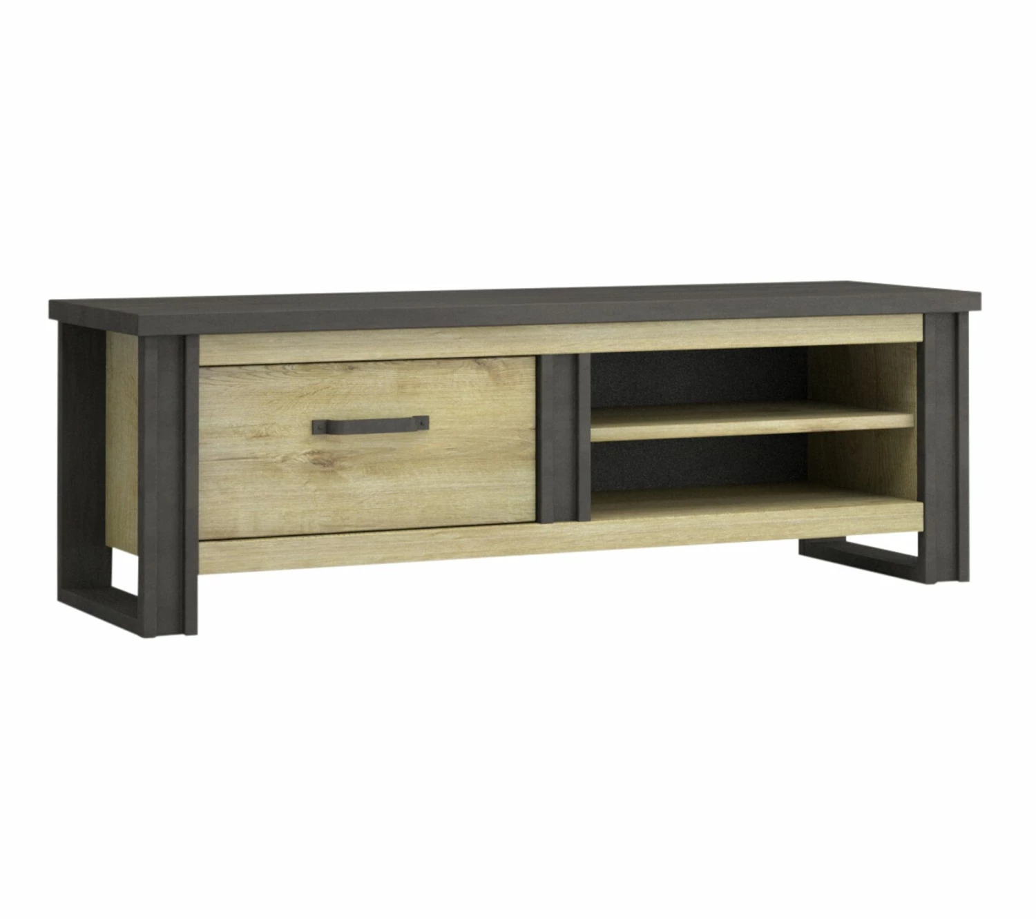 Offres 👏 TIME Meuble TV 1 tiroir L.169 BAXTER imitation chêne 🎉 6 Offres 👏 TIME Meuble TV 1 tiroir L.169 BAXTER imitation chêne 🎉 – Image 4