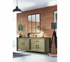 Budget ⌛ TIME Buffet L.224 BAXTER imitation chêne ✨