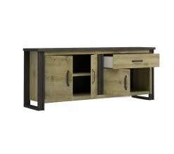 Budget ⌛ TIME Buffet L.224 BAXTER imitation chêne ✨ 12 Budget ⌛ TIME Buffet L.224 BAXTER imitation chêne ✨ -Promos TIME Magasin 3102000111995 VO