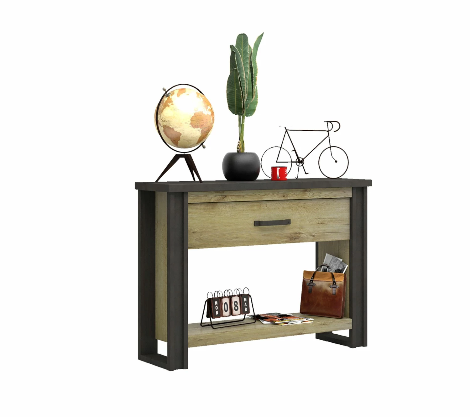 Top 10 🤩 TIME Console BAXTER imitation chêne 🧨 5 Top 10 🤩 TIME Console BAXTER imitation chêne 🧨 – Image 3