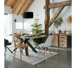 Top 10 🥰 TIME Table L.180 pied central BAXTER imitation chêne/ gris ✨ -Promos TIME Magasin 3102000112107 AMB26