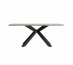 Top 10 🥰 TIME Table L.180 pied central BAXTER imitation chêne/ gris ✨