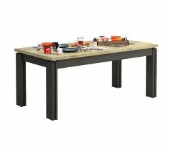 Coupon 🔥 TIME Table L.180 + allonge BAXTER imitation chêne 🎉 -Promos TIME Magasin 3102000112138 Z2