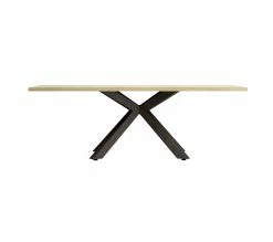 Meilleur prix 🥰 TIME Table L.220 pied central BAXTER imitation chêne 😉