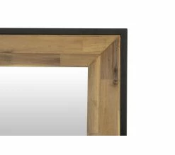 Promo 🛒 TIME Miroir L.160 ZARA acacia massif et noir 🤩 -Promos TIME Magasin 3248119119825 D