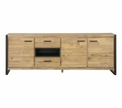 Offres ✨ TIME Buffet 3 portes ZARA acacia massif 👍 -Promos TIME Magasin 3248119120821 F