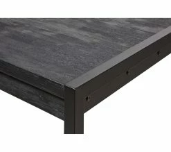 Grosses soldes 🔔 TIME Table rectangulaire L.200 ZARA acacia massif et noir 🔥 -Promos TIME Magasin 3248119121309 Z2