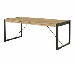 De gros ❤️ TIME Table rectangulaire L.200 ZARA acacia massif 🔥 -Promos TIME Magasin 3248119121828 P