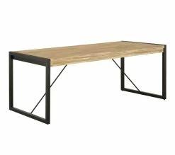 De gros ❤️ TIME Table rectangulaire L.200 ZARA acacia massif 🔥 -Promos TIME Magasin 3248119121828 Q