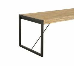 De gros ❤️ TIME Table rectangulaire L.200 ZARA acacia massif 🔥 -Promos TIME Magasin 3248119121828 Z6