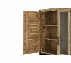 Meilleure vente 💯 TIME Vitrine 2 portes ZARA acacia massif 🤩 -Promos TIME Magasin 3248119122825 D