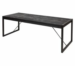 Grosses soldes 🧨 TIME Table L.180/230 + allonge ZARA acacia massif noir 🛒 -Promos TIME Magasin 3248119127301 Q