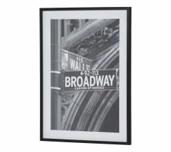Promo 🌟 TIME Image 50x70 cm BROADWAY Noir 🔥 -Promos TIME Magasin 3446035938135 P