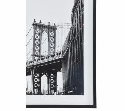 Meilleur prix 😉 TIME Image 50x70 cm STREET BRIDGE Noir 🎁 -Promos TIME Magasin 3446035938142 D