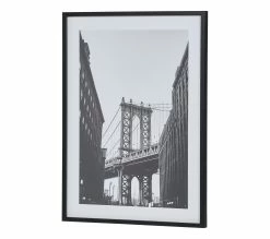 Meilleur prix 😉 TIME Image 50x70 cm STREET BRIDGE Noir 🎁 -Promos TIME Magasin 3446035938142 P