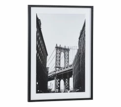 Meilleur prix 😉 TIME Image 50x70 cm STREET BRIDGE Noir 🎁 -Promos TIME Magasin 3446035938142 Q