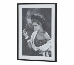 Meilleure vente 🎉 TIME Image 50x70 cm FEMME CIGARETTE Noir 🎁 -Promos TIME Magasin 3446035938166 P