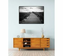 Sortie 💯 TIME Image 70x100 cm CHEMIN PLAGE Noir 👏