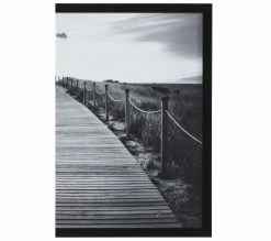 Sortie 💯 TIME Image 70x100 cm CHEMIN PLAGE Noir 👏 -Promos TIME Magasin 3446035938203 D