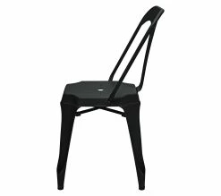 Top 10 😀 TIME Chaise INDUSTRIEL 2 Noir ✔️ -Promos TIME Magasin 3480940294658 Z2