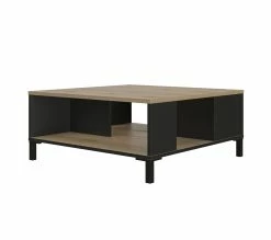 Coupon 🧨 TIME Table basse TRUST chêne/noir 🔥 -Promos TIME Magasin 3483600920881 P