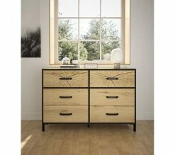 Coupon 🛒 TIME Commode 6 tiroirs ARMOR imitation chêne 💯